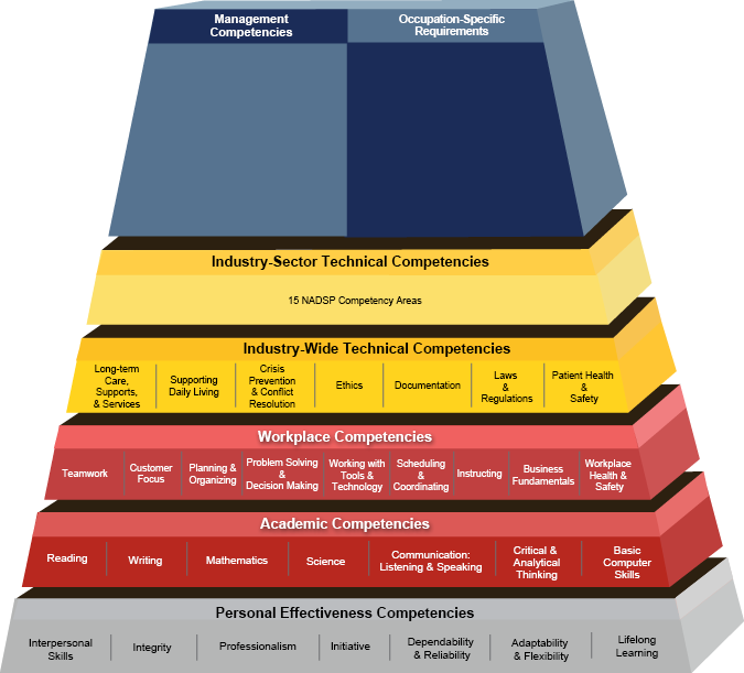 Long-term Care, Supports, and Services Building Blocks Pyramid