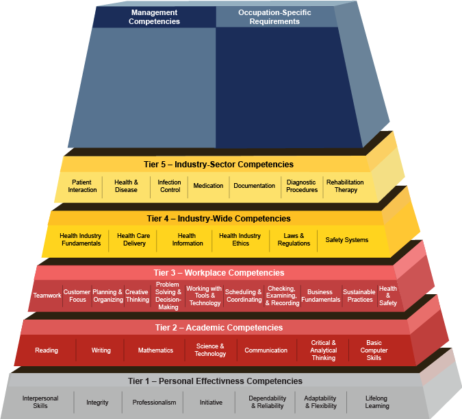 Fundamentals of Health Care Building Blocks Pyramid