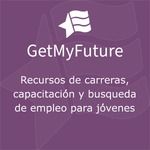 GetMyFuture Logo in Spanish (300px by 300px)