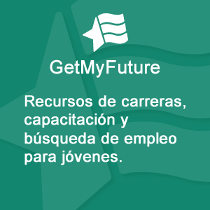 GetMyFuture Logo in Spanish (300px by 300px)