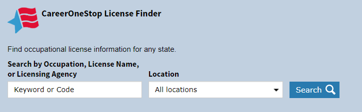 License Finder Widget