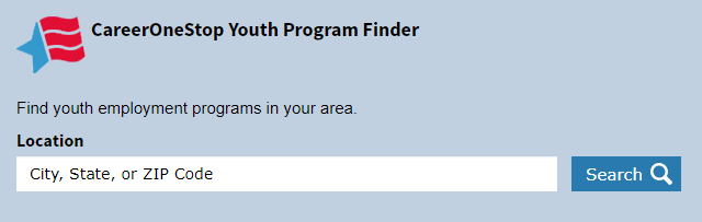 Youth Program Finder Widget