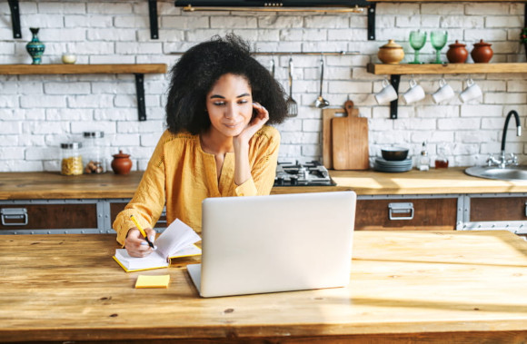 Working Lady at the Desk